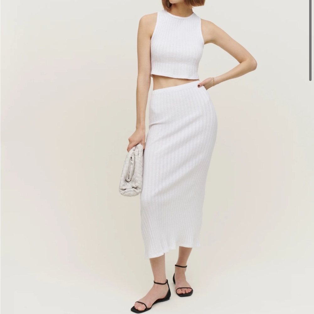 Reformation Sangria Knit Skirt